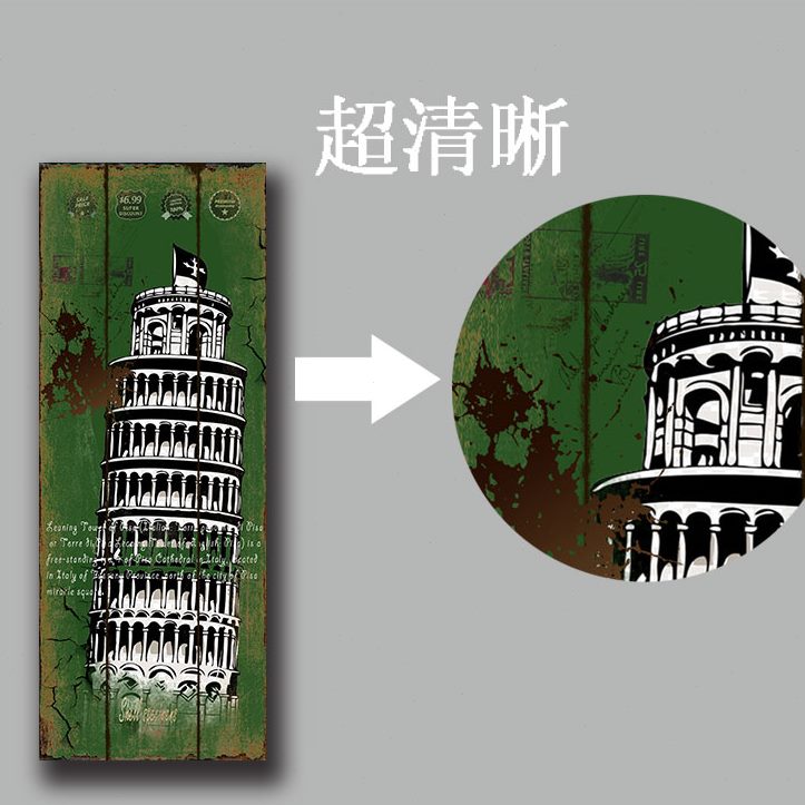 墙面壁挂木餐壁饰复古咖啡画装饰画美式创意怀旧酒吧挂画吧馆图片