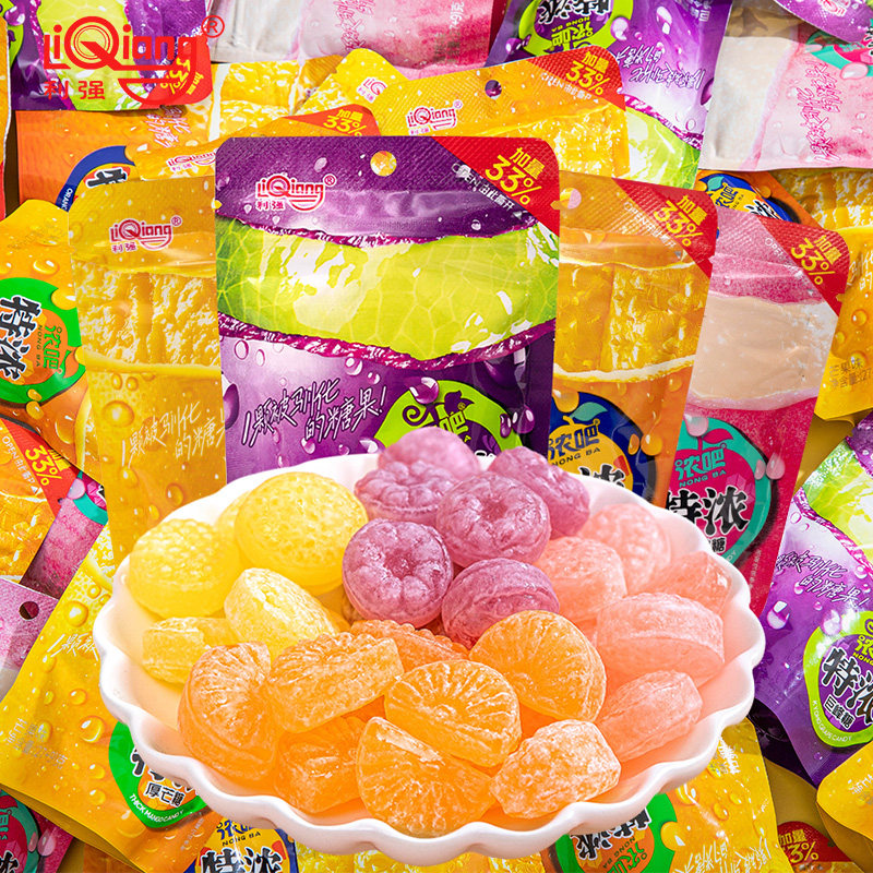 利强浓吧特浓硬糖特价2袋现货发