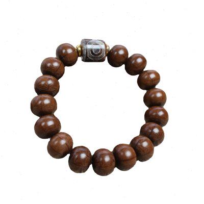 15珠佛珠手串料木mm颗搭配料深色六道天珠老算盘16手链老