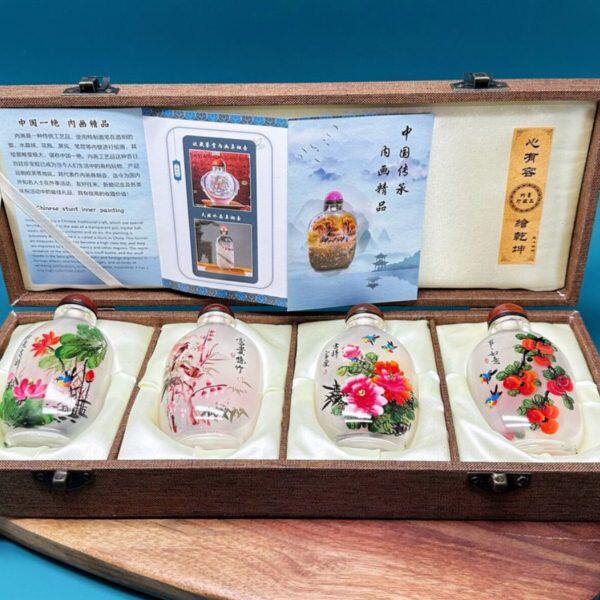 内摆件宣传心独韵衡套装出国礼品画匠纯手工中国风外事鼻烟壶水