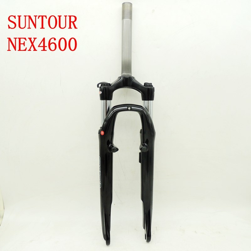 三拓NEX4600铝合金可锁死避震前叉26寸山地自P行车旅行车碟刹V刹