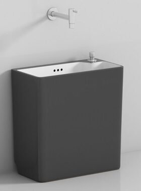 陶瓷小户型cm迷你家用北欧排洗拖把池灰色污阳台元匠卫生间20带侧