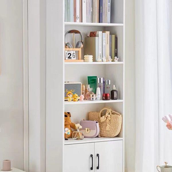 落地台小书架飘窗带门书柜柜阳台储物柜卧室多层田园家用收纳柜窗