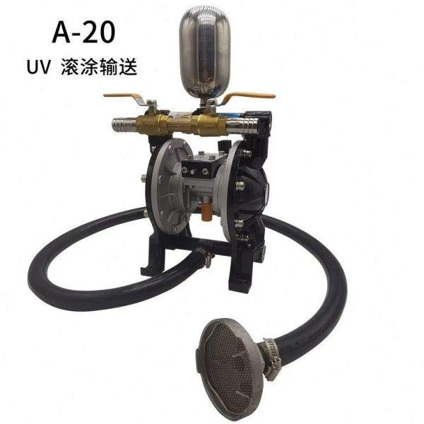 隔膜泵A20气动双隔膜泵浦UV滚涂机输送泵油墨泵喷漆泵新款吸油,五金/工具,压力泵,淘宝优惠券,粉丝福利购,淘宝优惠卷