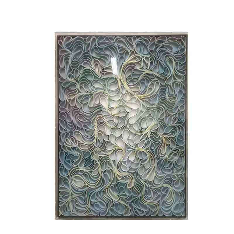 纸艺挂画立体式建筑装饰画装饰挂画图片