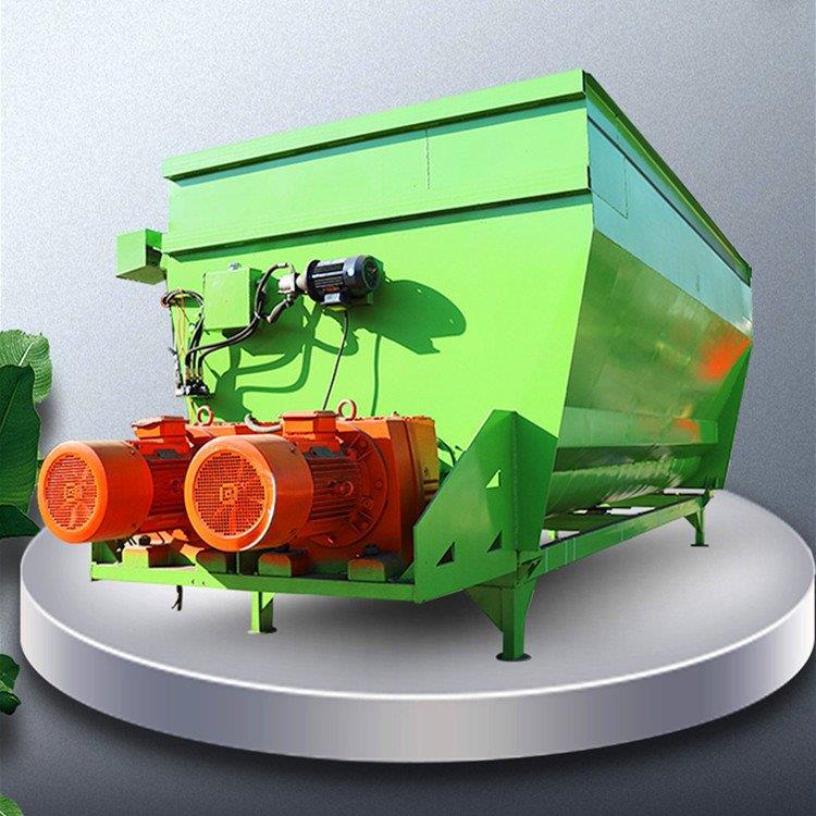tmr双轴牛羊饲料搅拌机青储草料粉碎拌草机养殖场全混日粮制备机