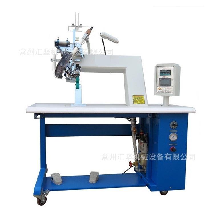 厂家直销防护服贴条机/防护服压胶机热风压条机