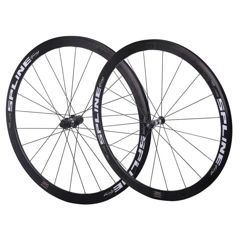 RUJIXU 700C破风条框高40mm R350花鼓公路自行车轮组V/C刹圈刹