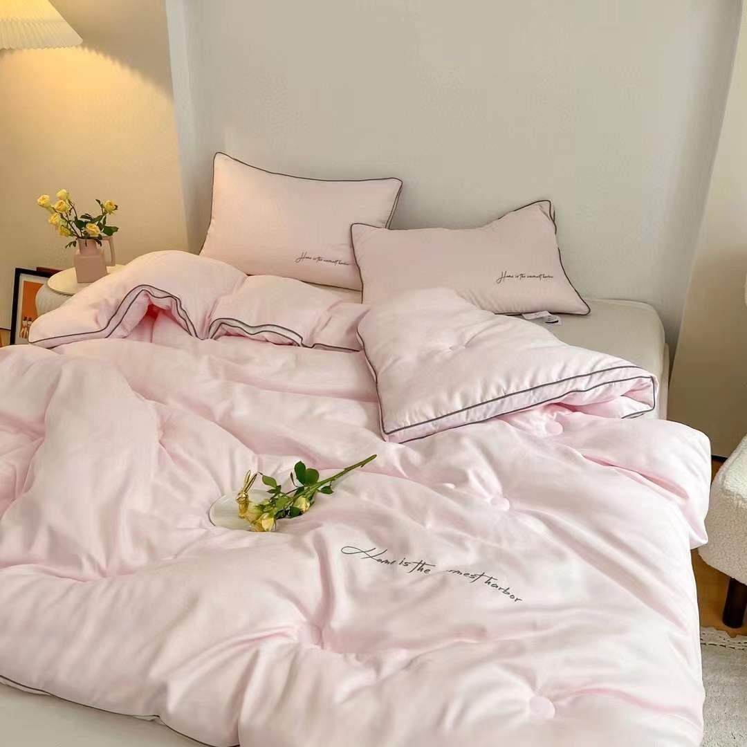 春秋超柔云绒被软糯垂感暖绒被子1.5被芯单双人子母冬被保暖被褥