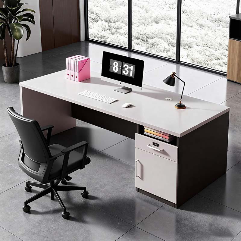 办公桌简约现代职员工位桌椅组合老板桌电脑桌台式单人财务工作台