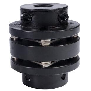 厂家直发联轴器56*65双膜片夹紧45#钢台阶式连轴器可加工