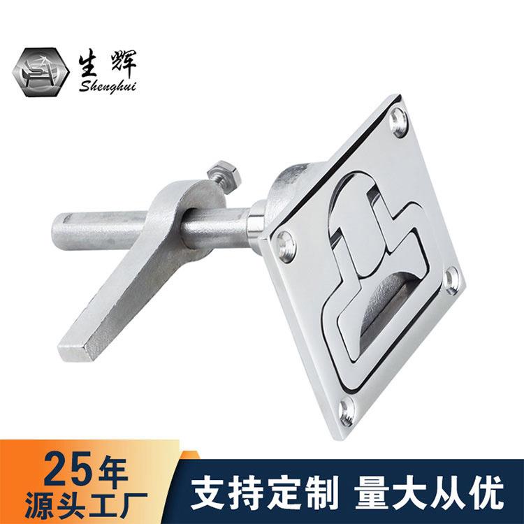 厂家 316不锈钢船用地板扣 甲板盖扣 船舱仓盖拉手圆锁拉环锁