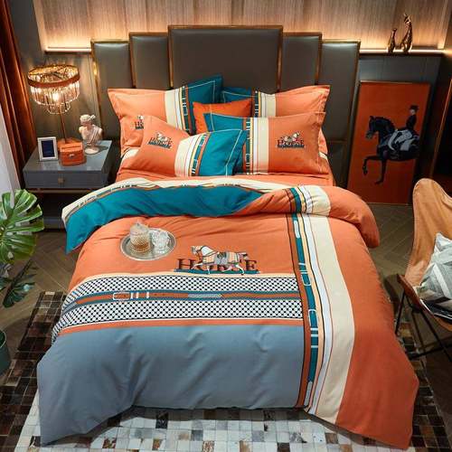 南通大版花全棉磨毛冬季四件套加厚床单被套纯棉床上用品