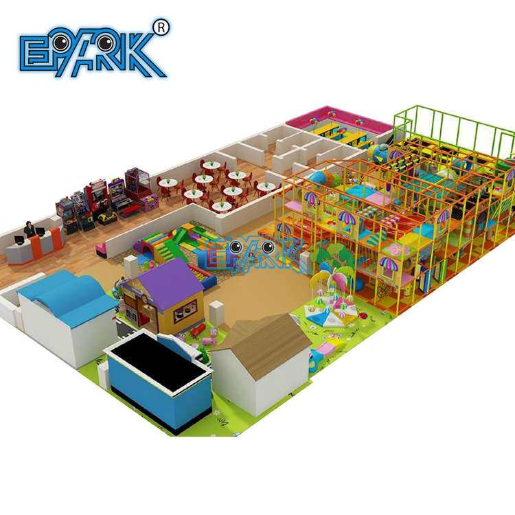 大型蹦床公园亲子餐厅淘气堡儿童乐园设备室内小型娱乐游乐场设施