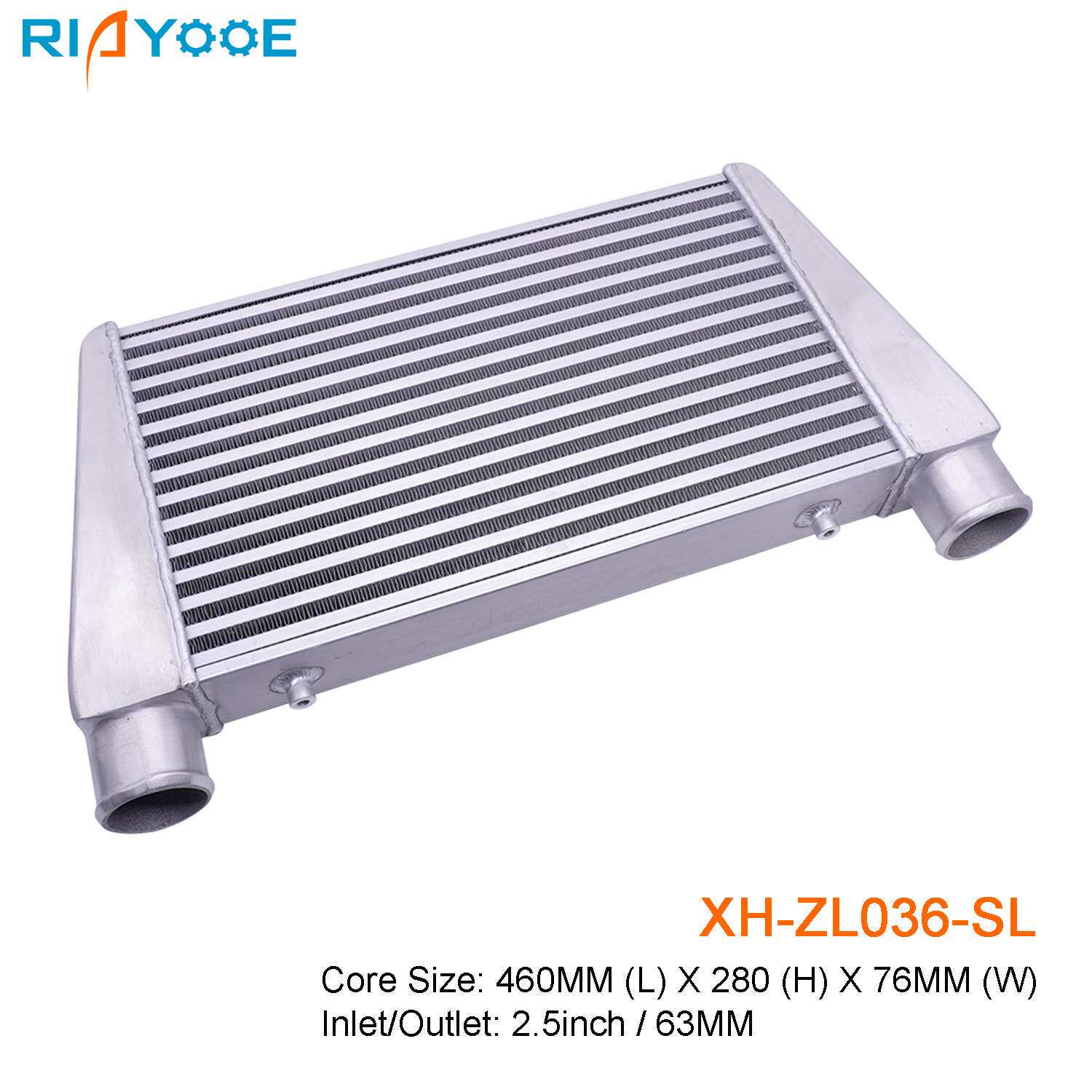 汽车中冷器通用460x280x76MM-65MM涡轮增压散热器进气改装管式