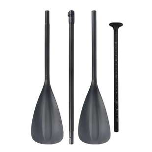 皮划艇桨板两用划桨铝合金杆可调节组合桨二合一单双头独木舟桨