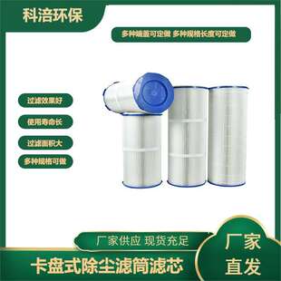 聚酯纤维除尘滤芯厂家直发除尘滤筒六耳螺杆滤筒滤芯喷砂抛丸喷粉