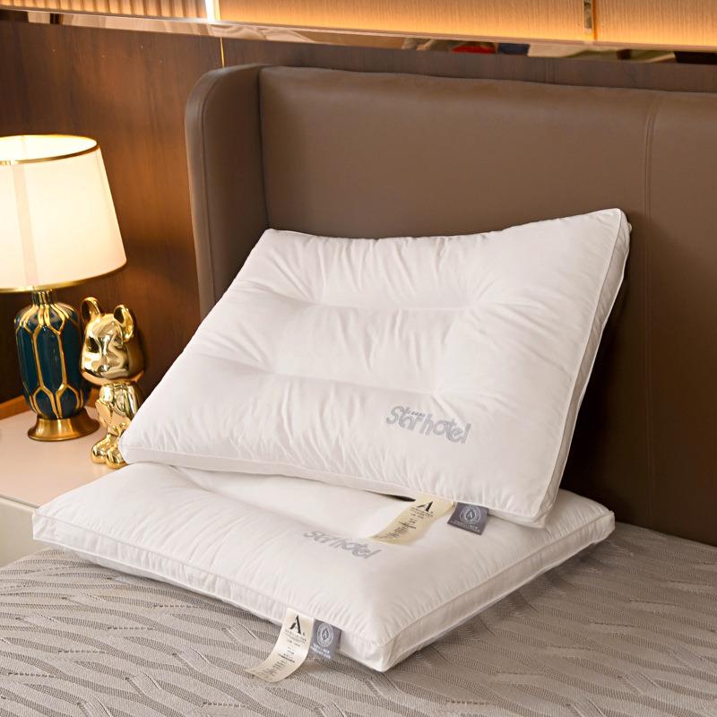 全棉纯棉枕芯A类母婴星级酒店枕头单人枕护颈枕学生枕宿舍枕头