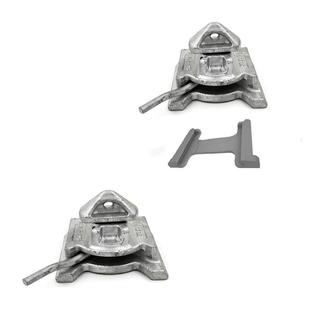 箱绑扎件 燕尾底锁 4555度固定锁 箱燕尾底锁 船舶固定件 集装