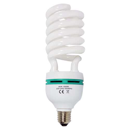 三基色灯泡125W E27灯头 5400K 持续光 220v 灯泡拍摄影视摄影