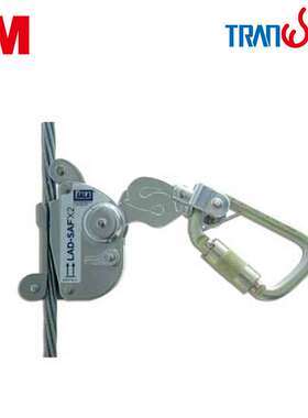 3M 凯比特 6160030 Lad-Saf X2 抓钢索器建筑工地防坠落