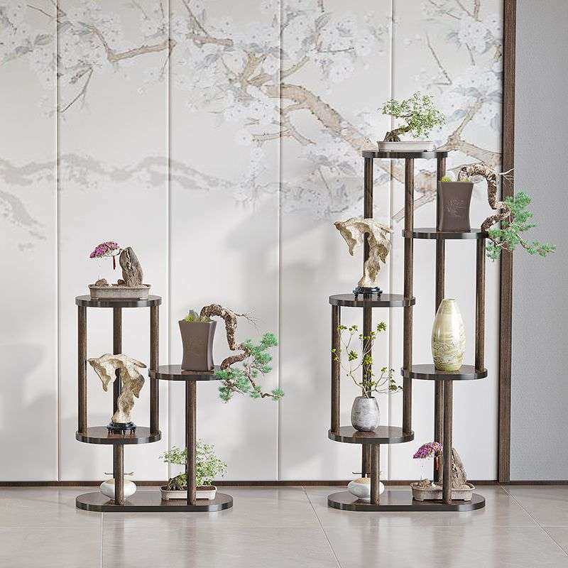 博古架实木中式小多宝阁紫砂茶壶茶具架子花盆栽置物架摆件展示架,3C数码配件,USB灯,淘宝优惠券,粉丝福利购,淘宝优惠卷