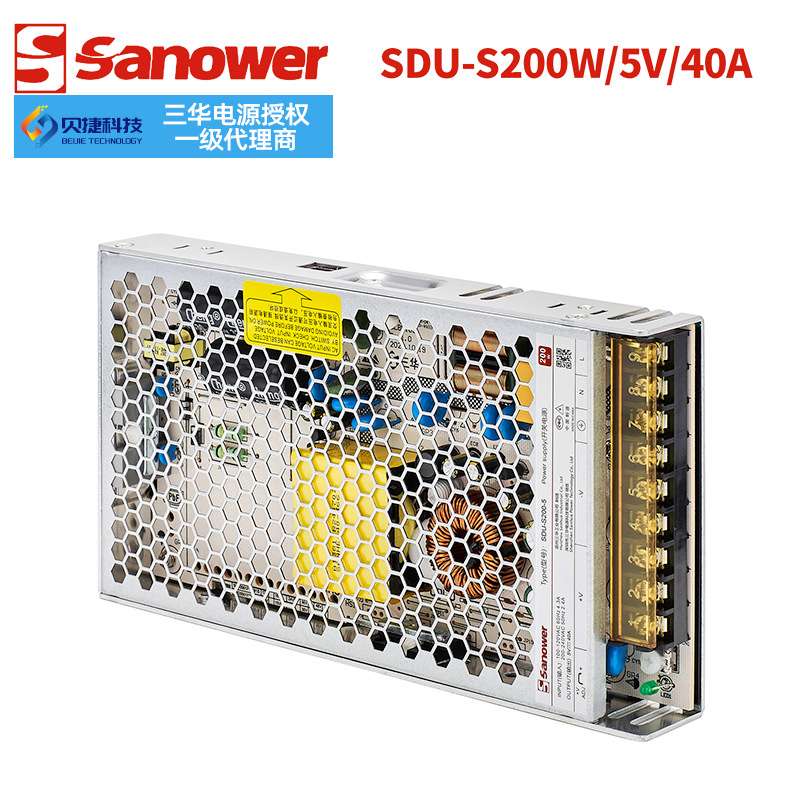 厂家直销现货LRS/SDU-S200W 5V超薄平板开关电源/低压转换器