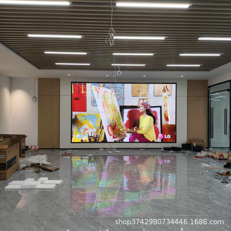 液晶拼接屏电视墙广告展示监控显示LED大屏超薄设计高清大屏幕