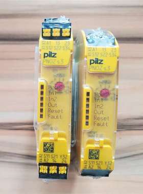 订货号750103 751103PILZ皮尔兹继电器 PNOZ S3 24VDC 2n/o