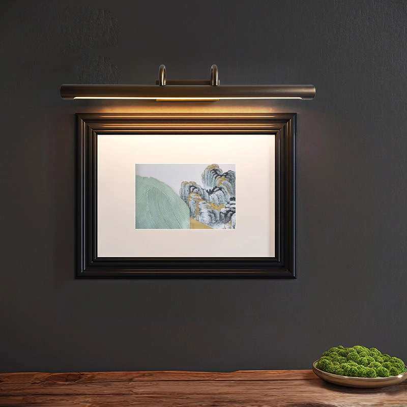 跨境复古画廊照画灯北欧简约设计酒店走廊打画灯挂画门牌照射壁灯