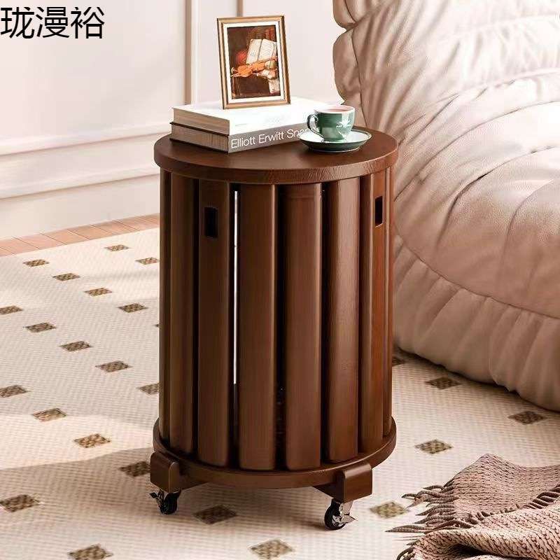 叠叠圆凳实木多功能板凳凳子组合茶几客厅家用叠放中式吃饭餐椅子