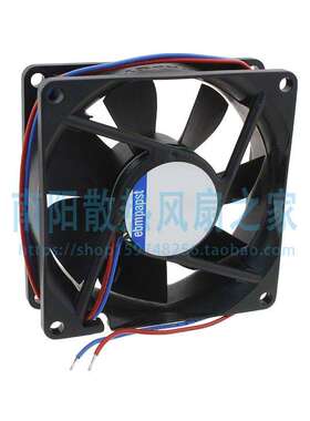 ebm-papst 8412NG FAN AXIAL 80X25.4MM 12VDC WIRE 方形散热风扇