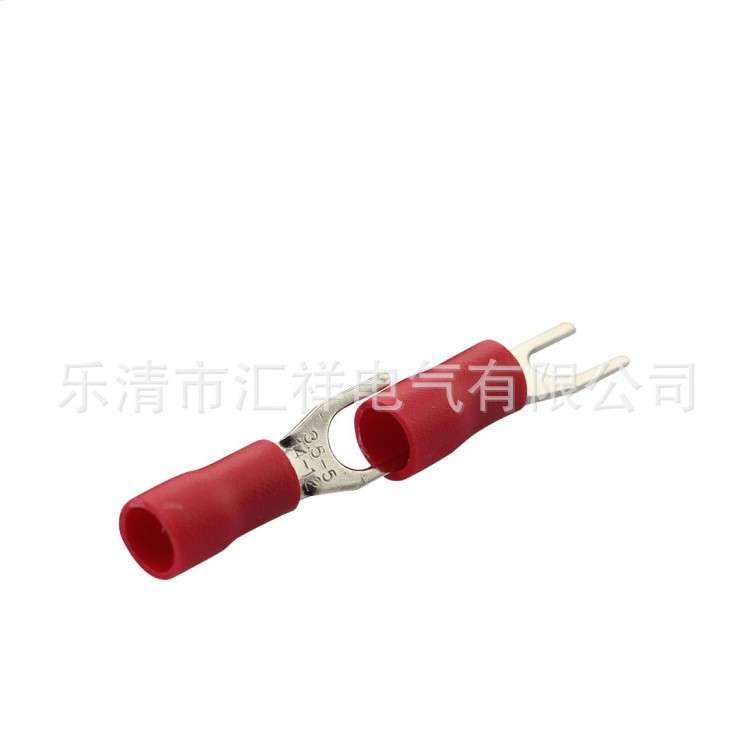 SV1.25/2/3 SV系列叉形预绝缘冷压端子 TU-JTK型接线鼻子 Y型线耳图片