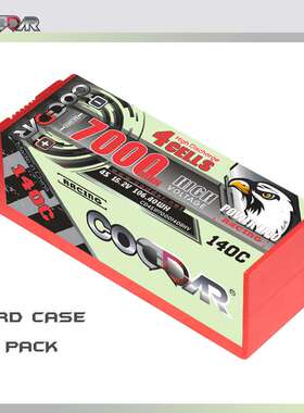 鹰氪CODDAR 7000MAH 4S 15.2V 140C HV 1/8越野RC遥控4WD车模LiHV