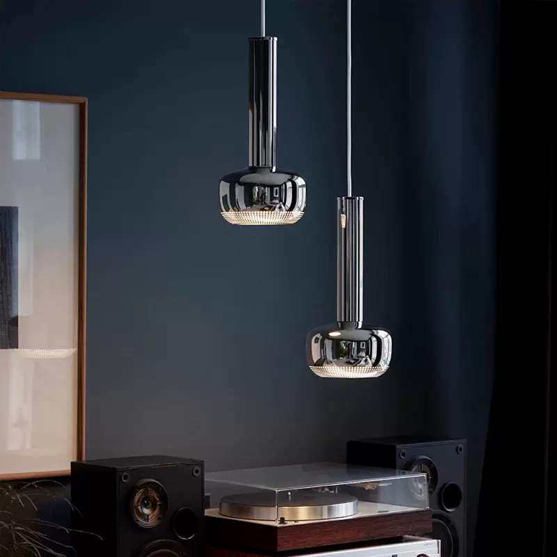 灯意式设计艺术小吊灯简约个性创意艺术玻璃餐厅台吧台床头现代设