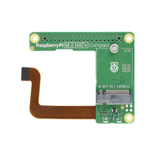 树莓派原装 Pi5 PCIe 转 M.2 接口扩展板紧凑版 HAT+标准