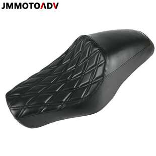 适用哈雷XL883 X48 1200 改装连体驼峰坐垫 双人前后一体加厚座垫