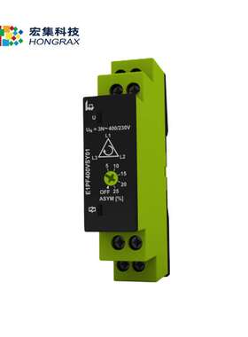 宏集TELE监控继电器相序断相不对称监控中性线连接E1PF400VSY01