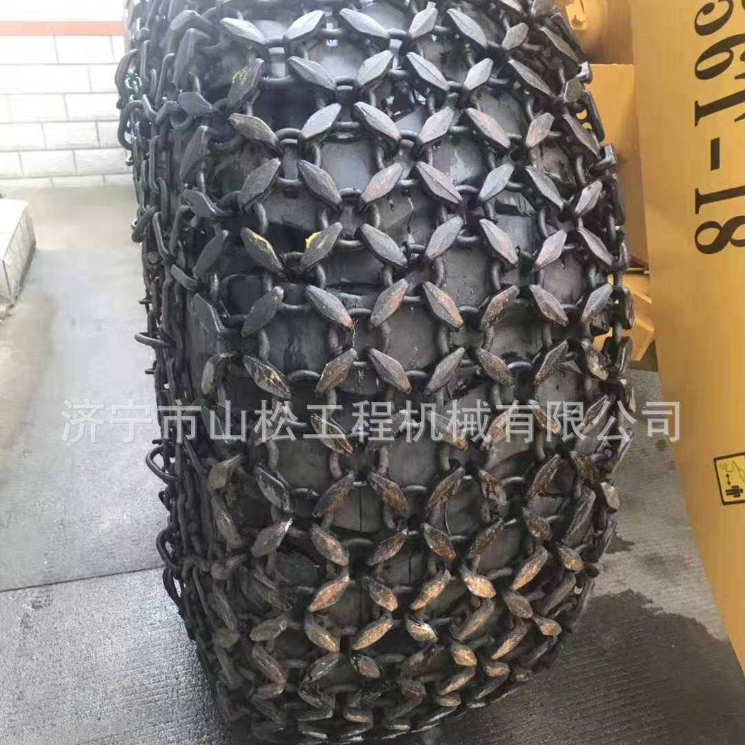 50铲车装载机轮胎防护链防护链 23.5-25轮胎保护链 加密保护链