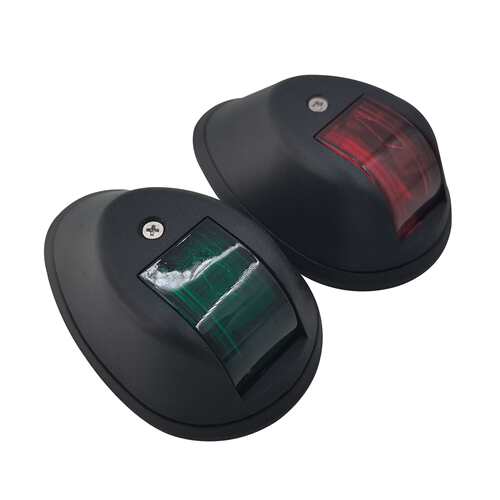 12-24V黑色左右舷灯LED 91.5*59*33mm船用游艇五金配件艾硕/ISURE