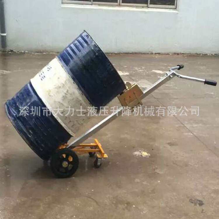 DE450A/B/C/D 手推油桶车 咬嘴油桶搬运车 鹰嘴手拉油桶搬运车