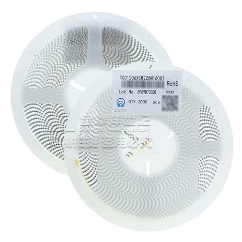 三环贴片电容 TCC1206X5R226M160HT 1206 22uF X5R 16V ±20%