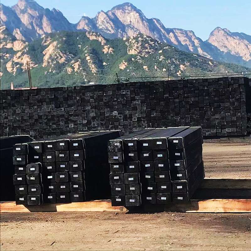 煤矿工地矿山用各类木轨枕 铁路用轨道枕木防腐落叶松矿用枕木