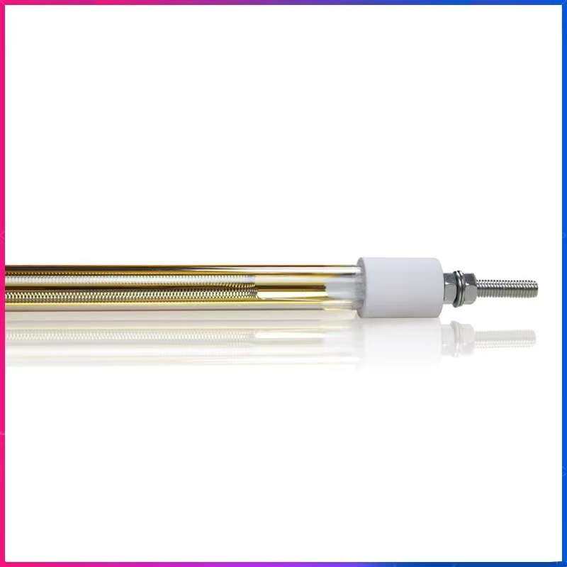 镀金加热管石英发热管黄金管220v380v红外灯管厂家异型石英管