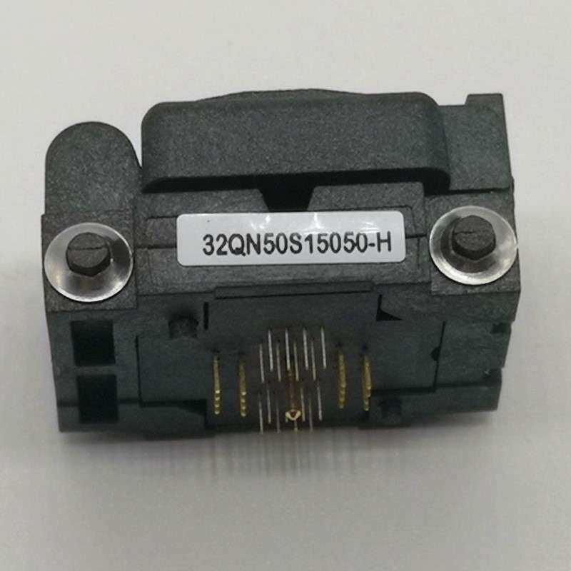 原装进口PLASTRONCS 32QN50S15050/QFN32 5×5 0.5间距测试烧录座