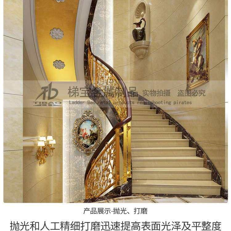 欧式屏风花格隔断客厅卧室遮挡家用铝合金别墅酒店金属墙隔断玄关