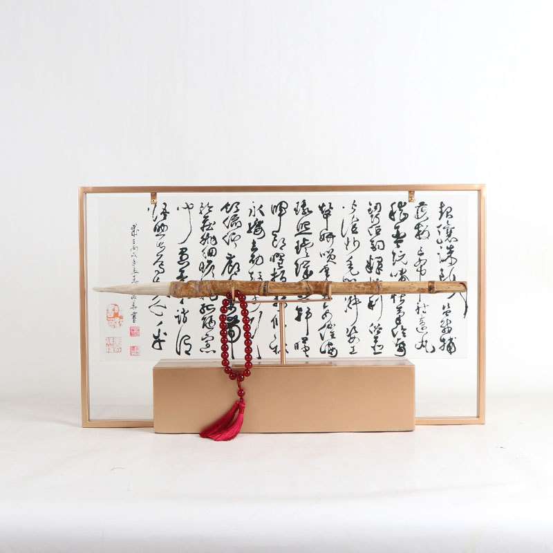 新中式家居摆设样板房间软装饰品高端客厅酒柜玄关展厅博古架摆件