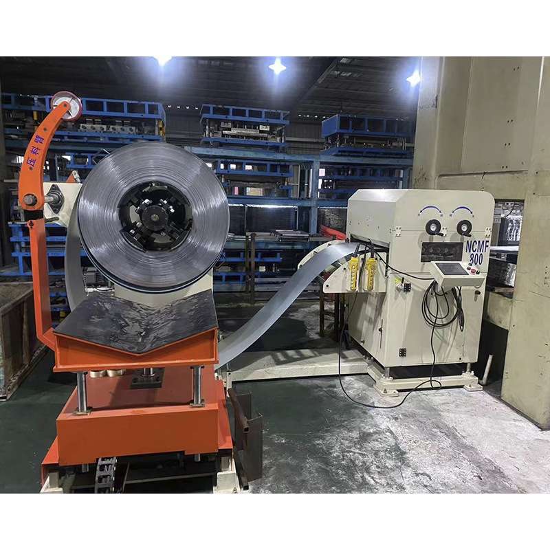 自动化三合一送料机重型卷料放料架数控开卷较平冲压生产线设备