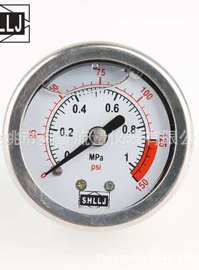 SHLLJ余姚舜寰厂家专业供应耐振\充油压力表YN-100 压力表