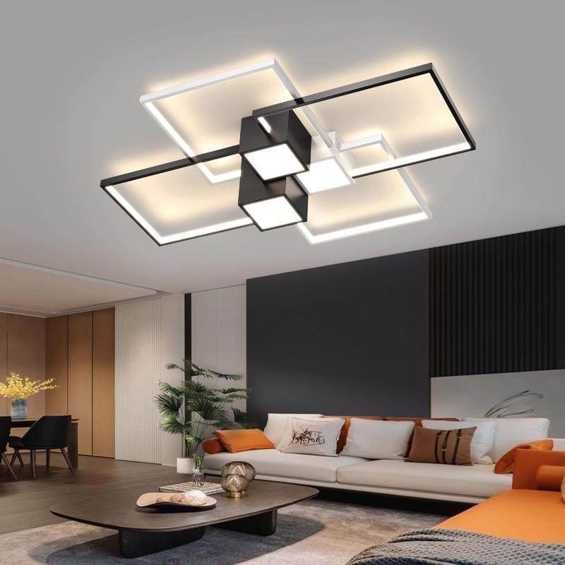 客厅灯现代简约个性大气组合吸顶灯温馨卧室房间护眼新款中山灯具